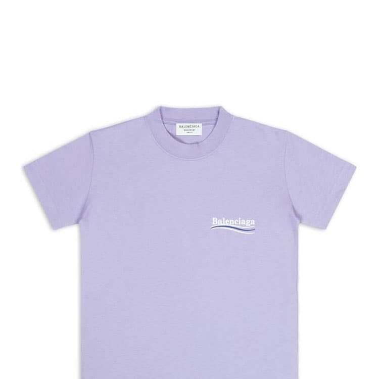 Футболка Balenciaga FW22 Purple T-Shirt - изображение 4