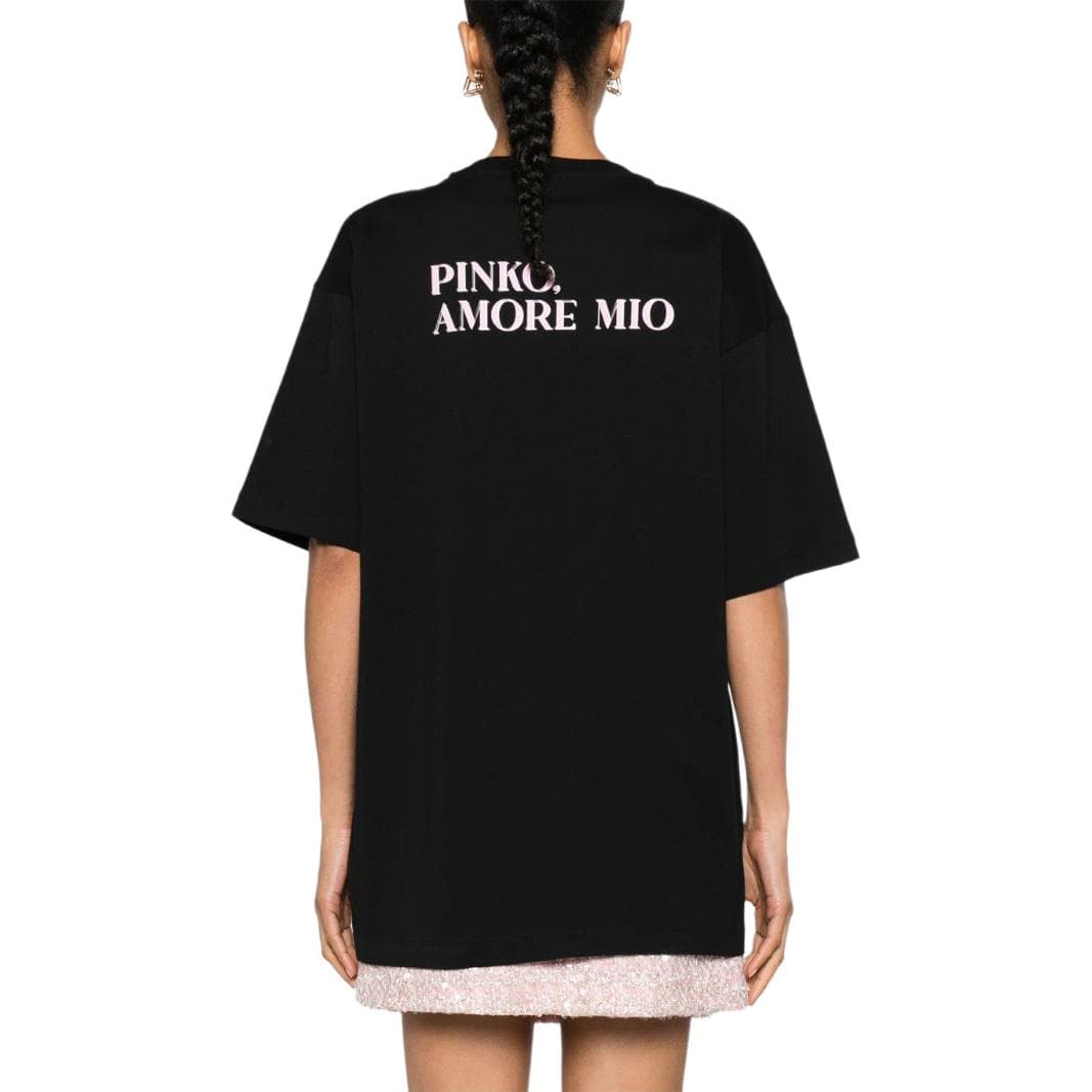 Футболка PINKO SS24 LogoT - изображение 5