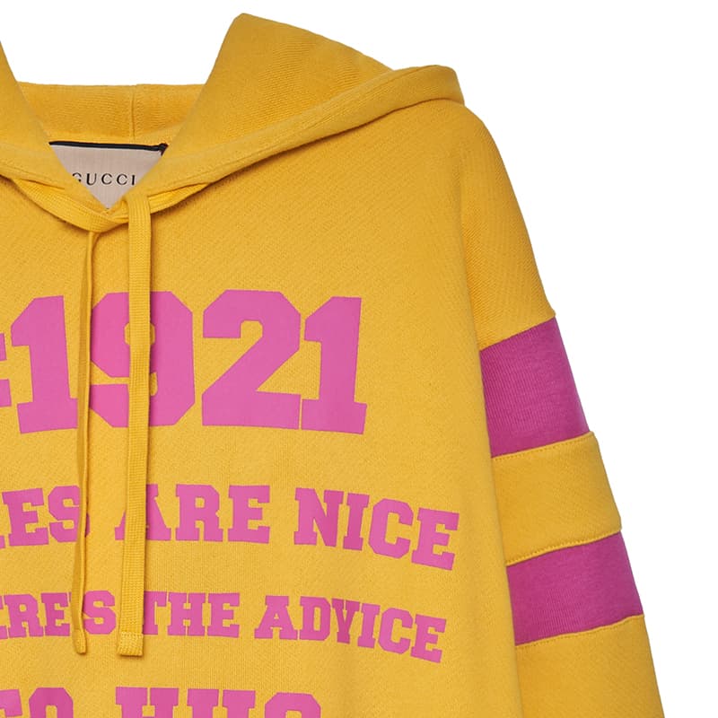 Худи Gucci 1921 Series Hoodie Yellow - изображение 3