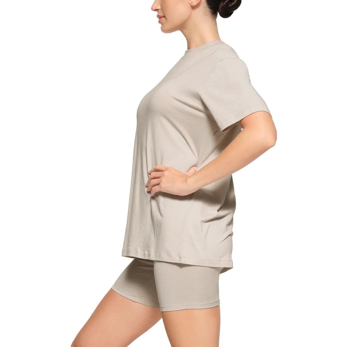 Трусы SKIMS BOYFRIEND Боксер Однотонный Боксеры Женские Камень Каменный цвет - изображение 4
