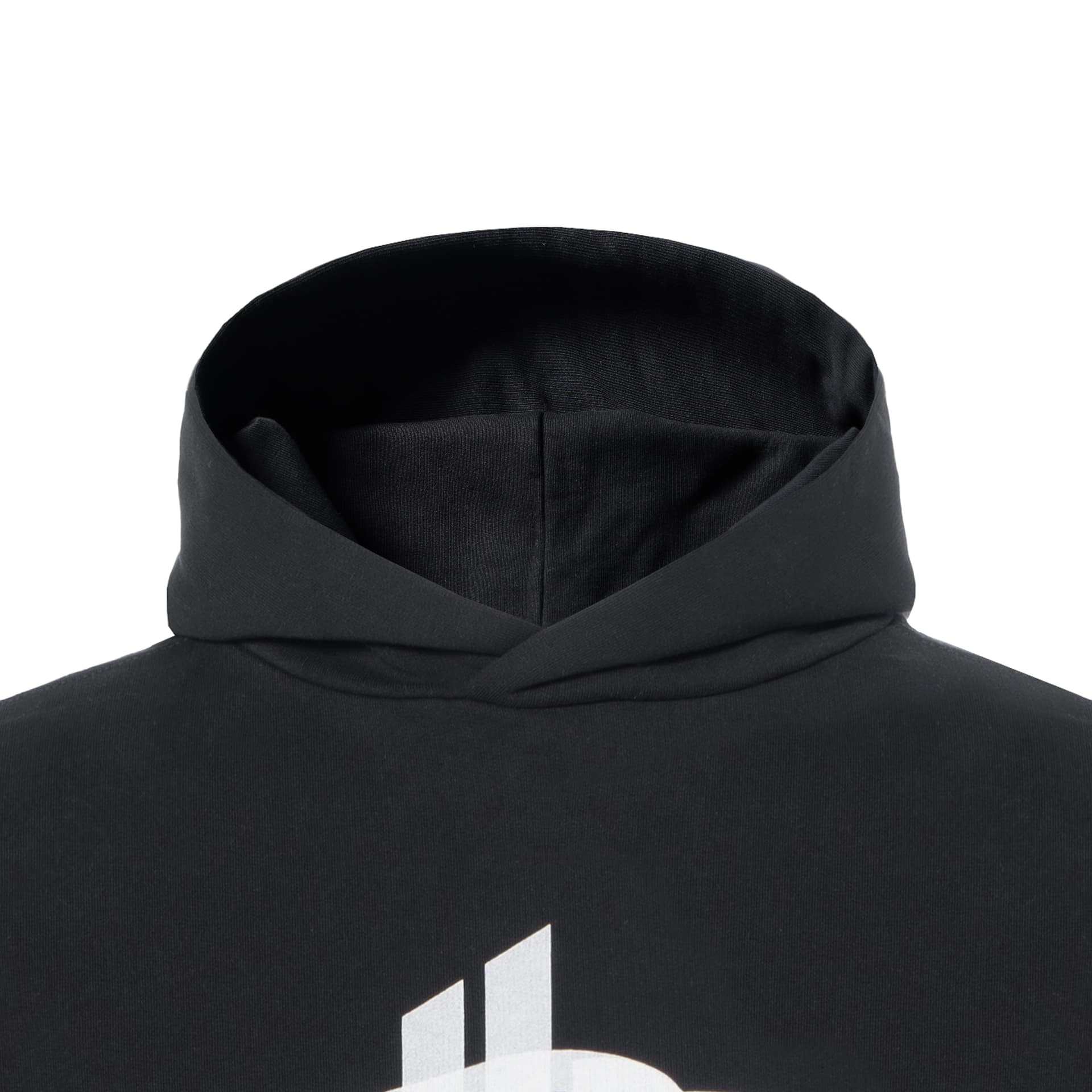 Худи Balenciaga Logo Hoodie Black - изображение 3