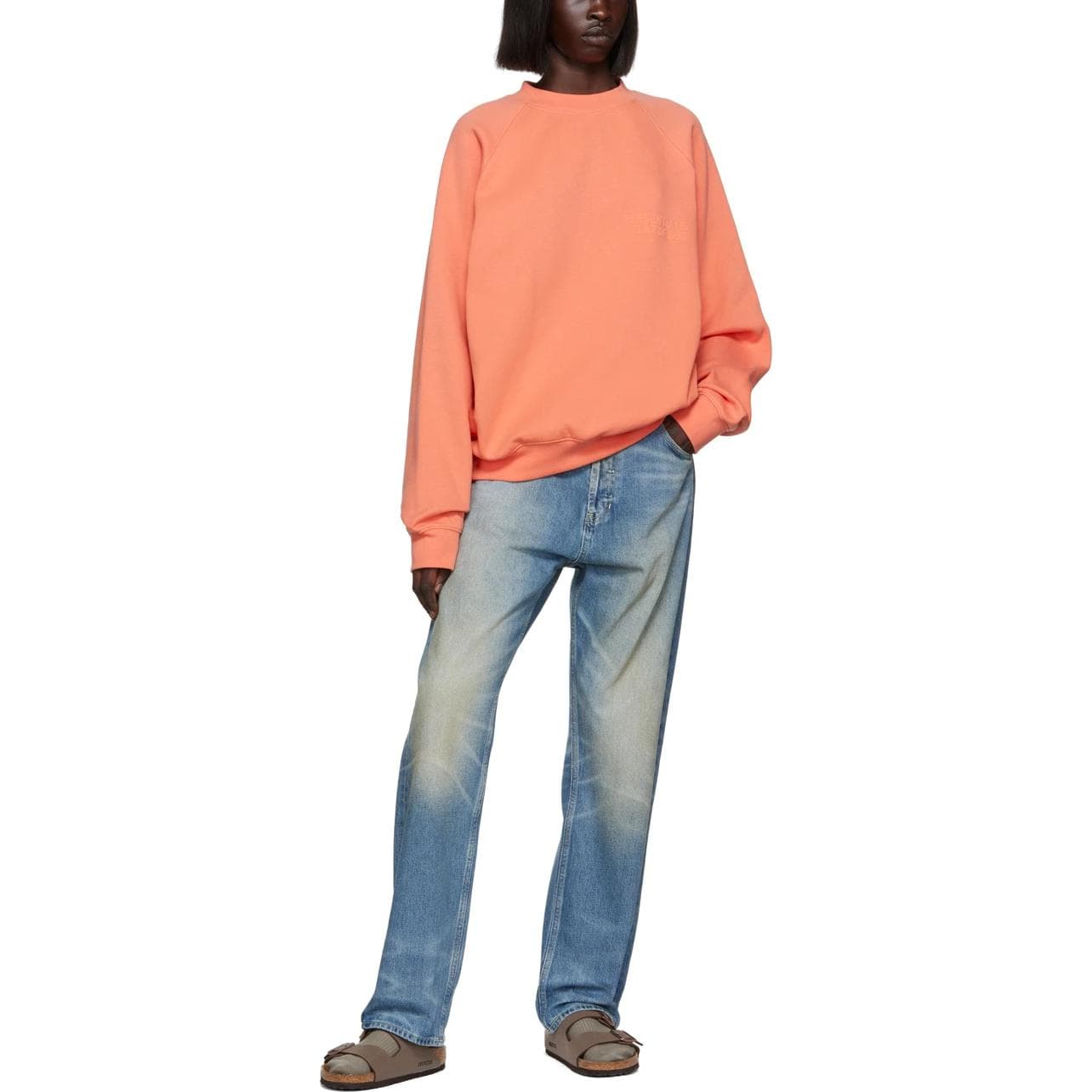 Кофта Fear of God Essentials FW22 Crewneck Sweatshirt Coral - изображение 2