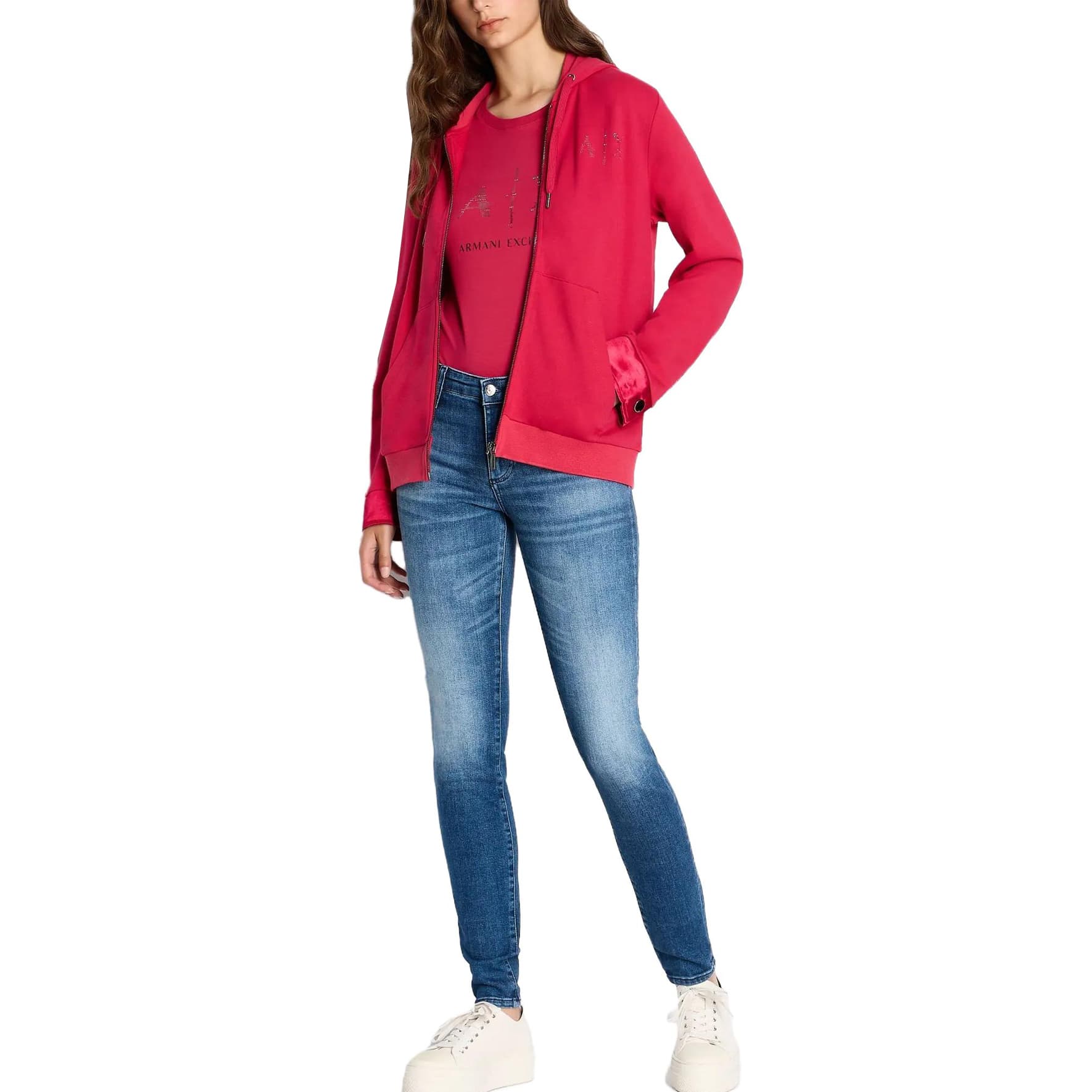 Джинсы ARMANI EXCHANGE Джинсы Женские Джинсы Blue Denim - изображение 4