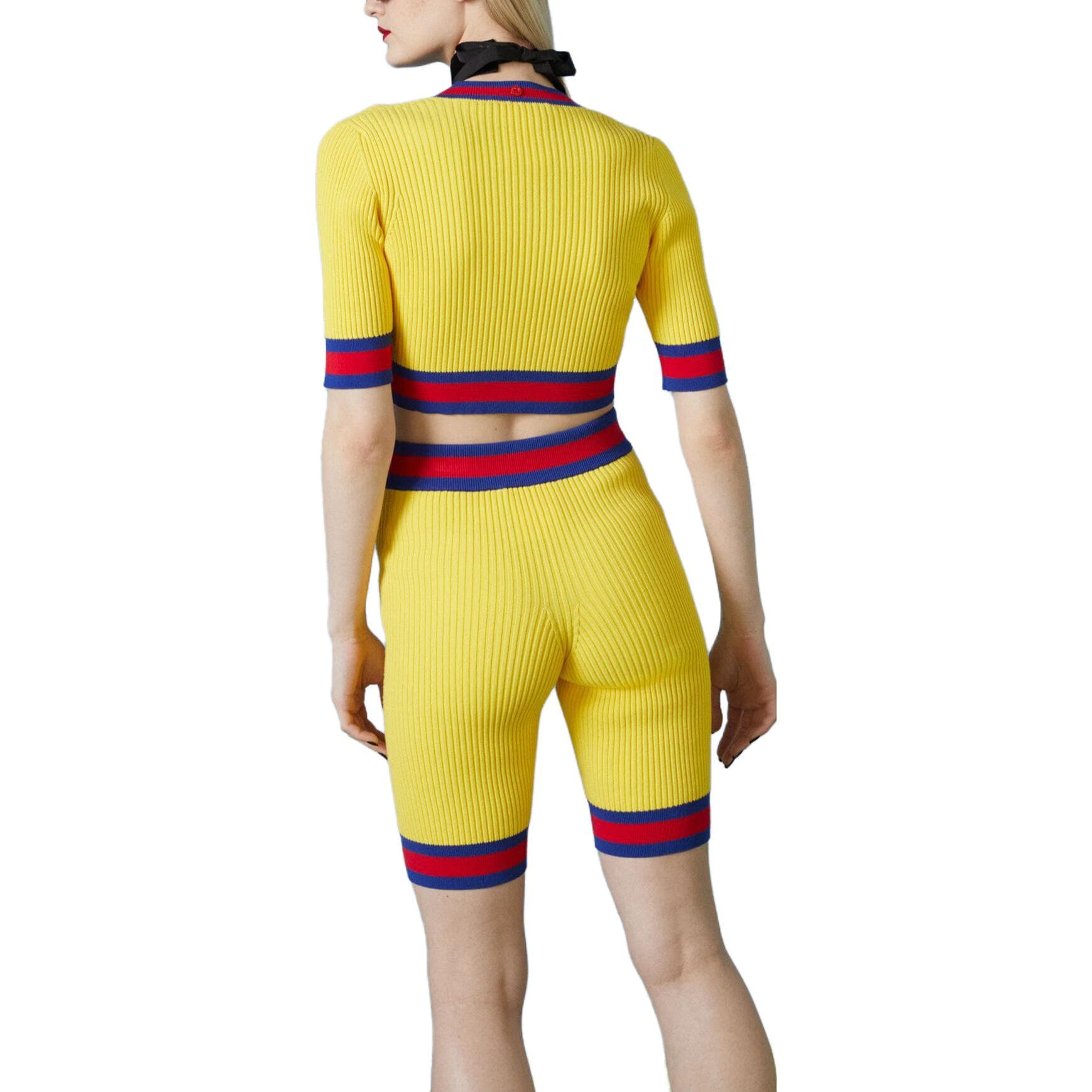Кардиган GUCCI SS23 Свитер Женский Желтый - изображение 4