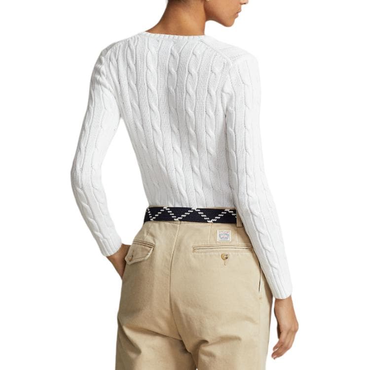 Кардиган Polo Ralph Lauren Cable-Knit Cotton V-Neck Sweater V - изображение 6