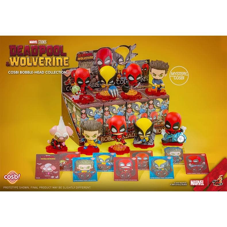 Фигурка Hot Toys Deadpool и The Wolverine COSBI Слепые коробки 1 слепой бокс Целая коробка 8 шт - изображение 3