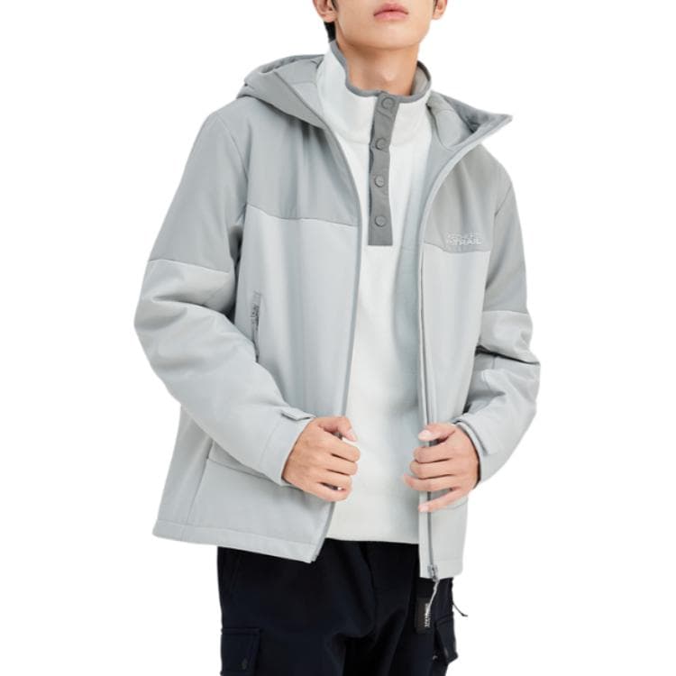 Куртка Skechers Sports Lifestyle Collection Wilderness Outdoor Collection Куртки и пальто Мужской Фиолетовый Серый - изображение 3