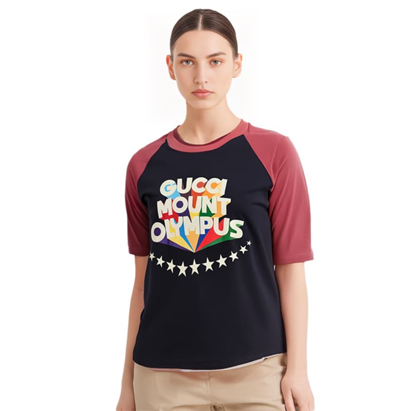 Футболка GUCCI Mount Olympus T-Shirt Black - изображение 9