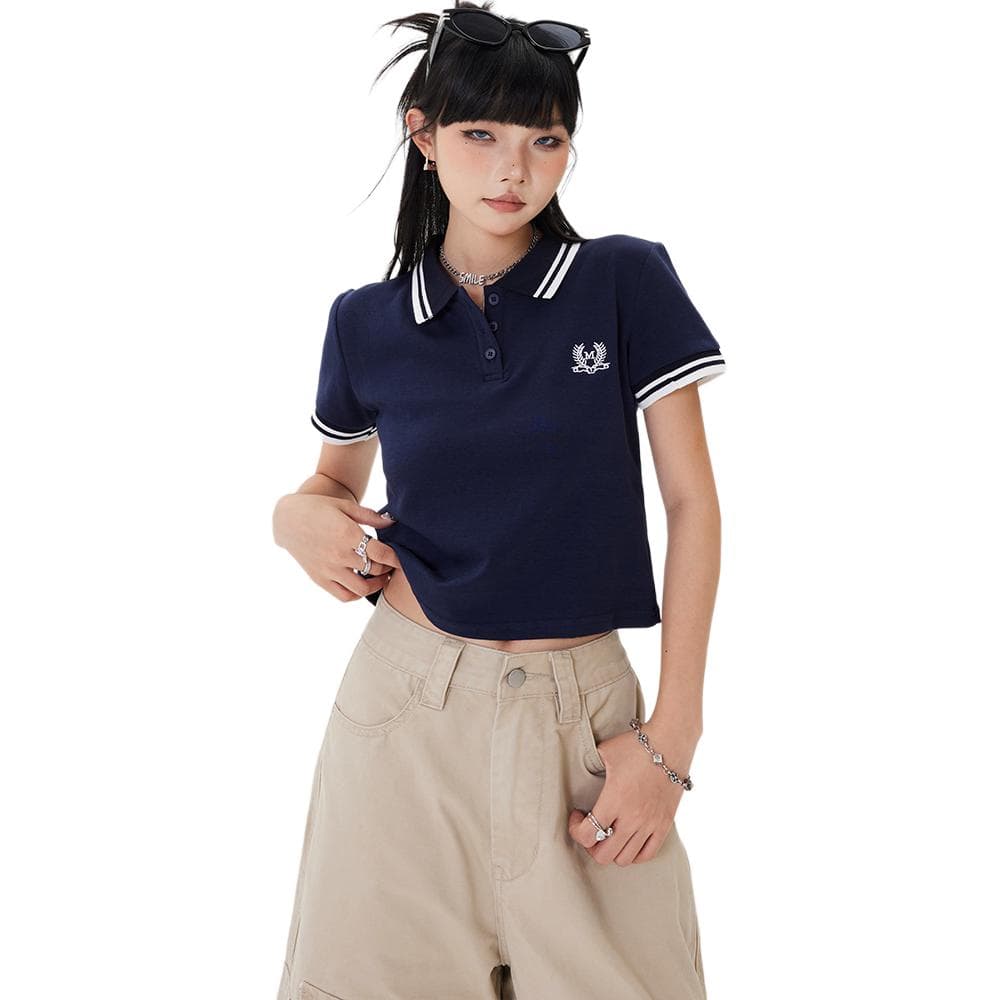 Футболка Kazalin SS24 Navy Tee - изображение 2