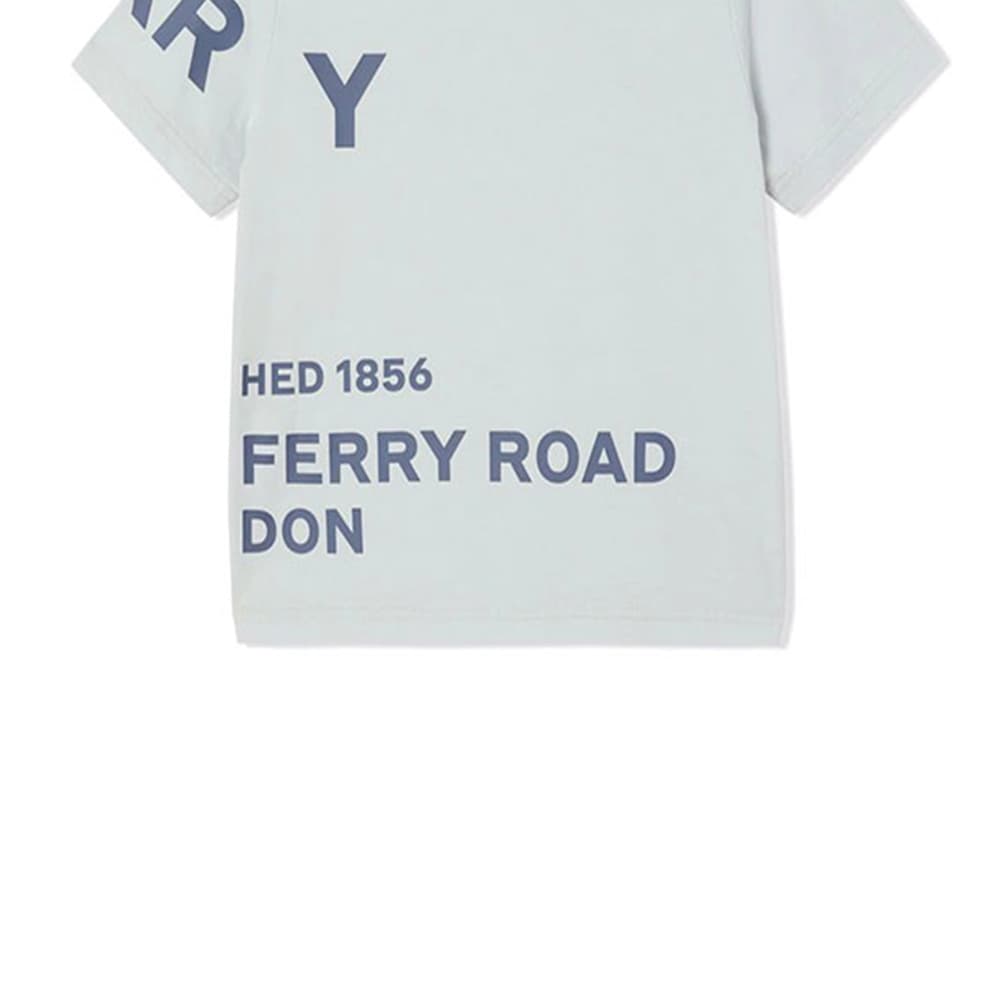 Футболка Burberry SS22 Logo T-Shirt Kids Gray - изображение 7