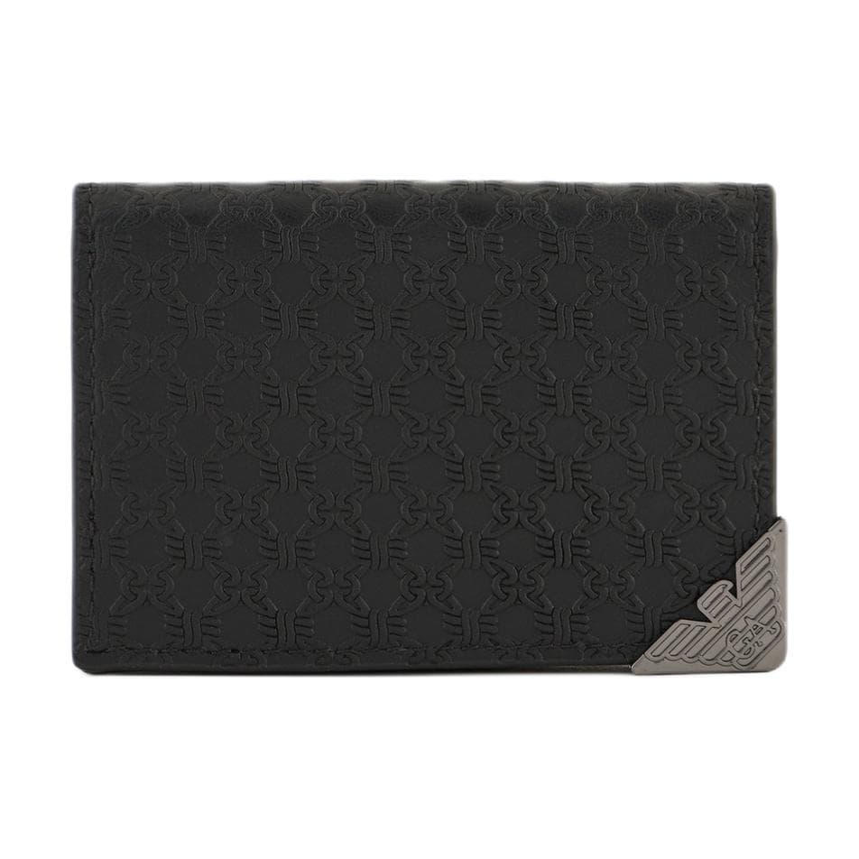 Кошелек EMPORIO ARMANI Кошелек из коровьей кожи мужской черный - изображение 1