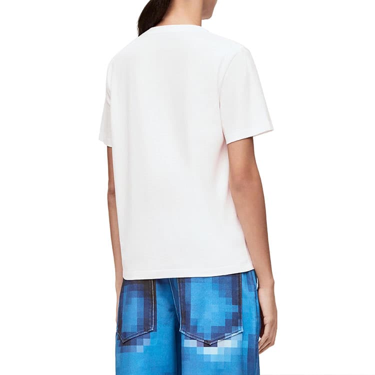 Футболка LOEWE Pixel Anagram T-Shirt White - изображение 4
