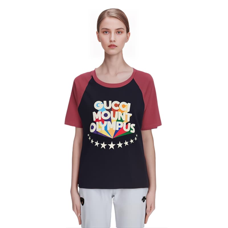 Футболка GUCCI Mount Olympus T-Shirt Black - изображение 7