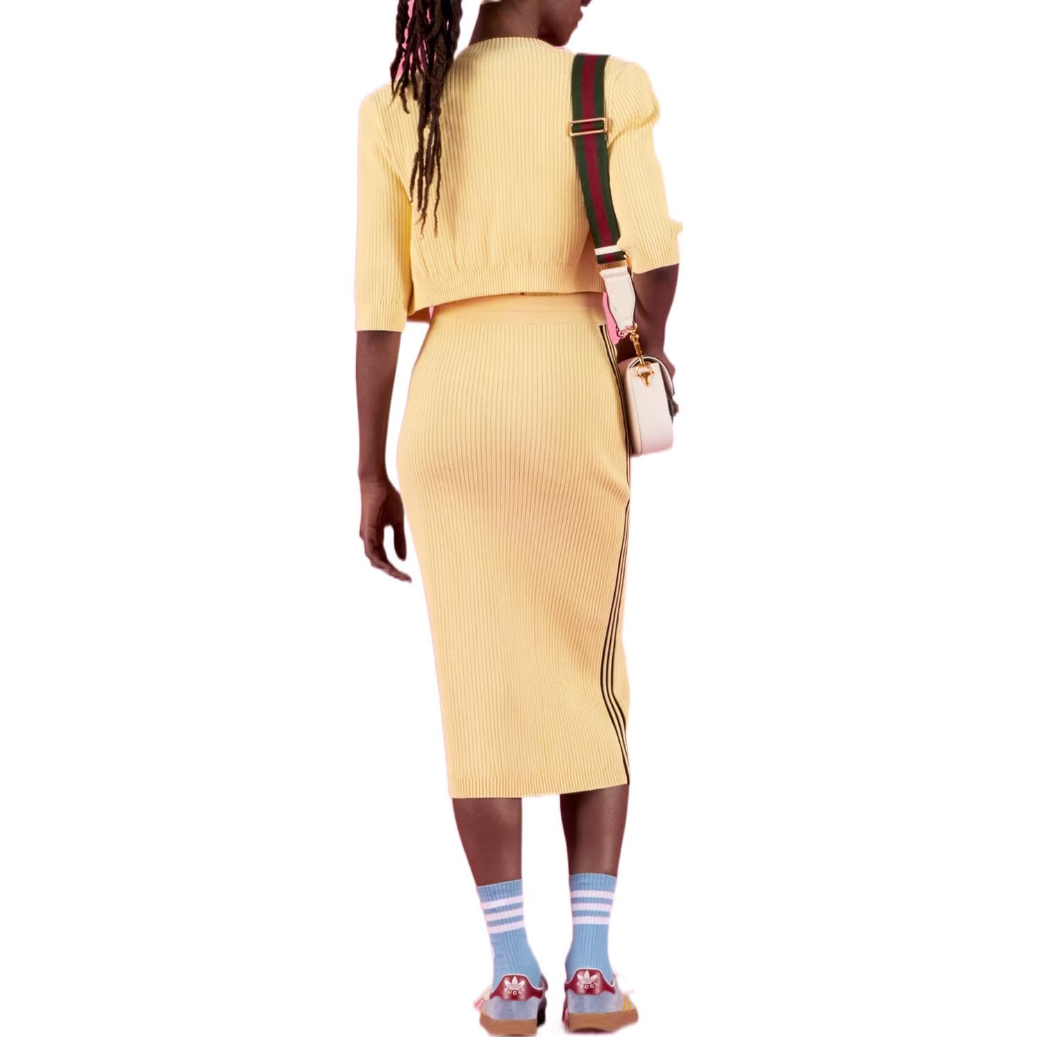 GUCCI x adidas Originals Skirt Yellow - изображение 3