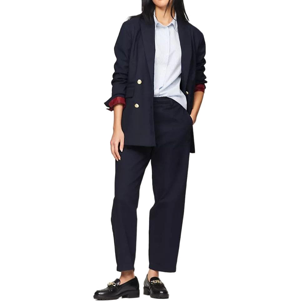 Блузка Tommy Hilfiger Regular Fit Stripe Stretch Oxford Shirt Logo - изображение 3
