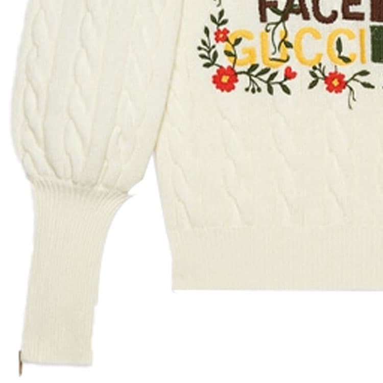 Кардиган Gucci x The North Face FW21 Sweater White - изображение 2