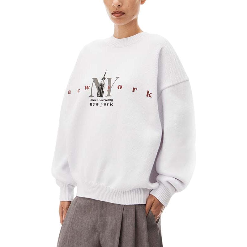 Кофта Alexander Wang Трикотаж Женский Белый - изображение 4