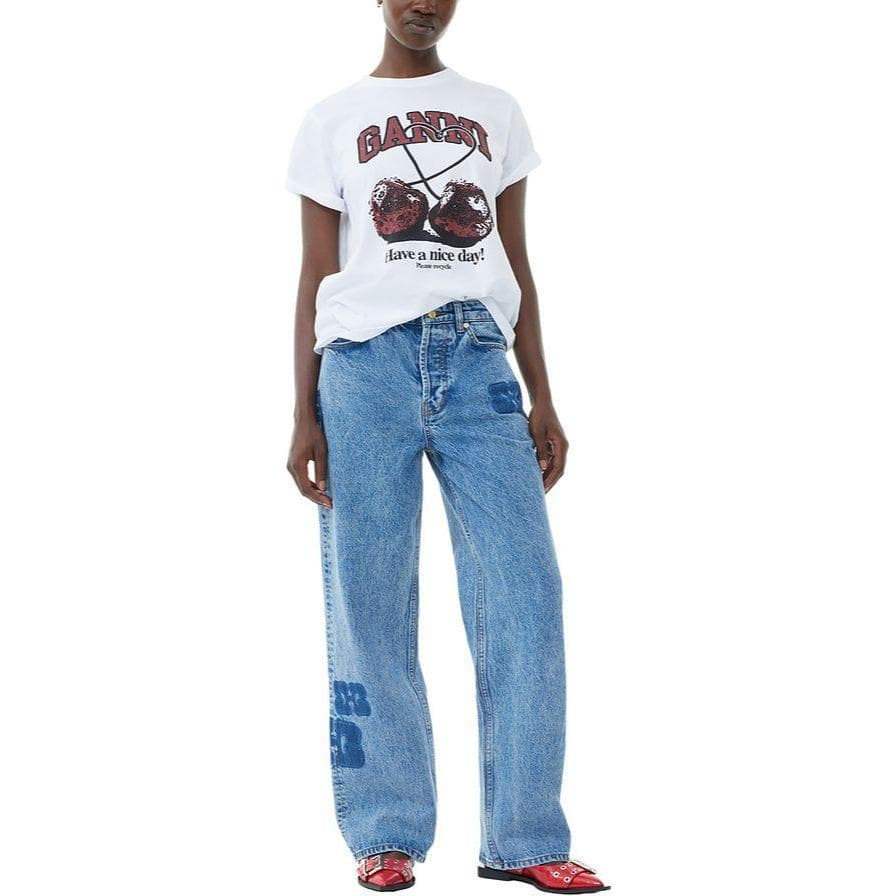 Футболка GANNI SS24T - изображение 2