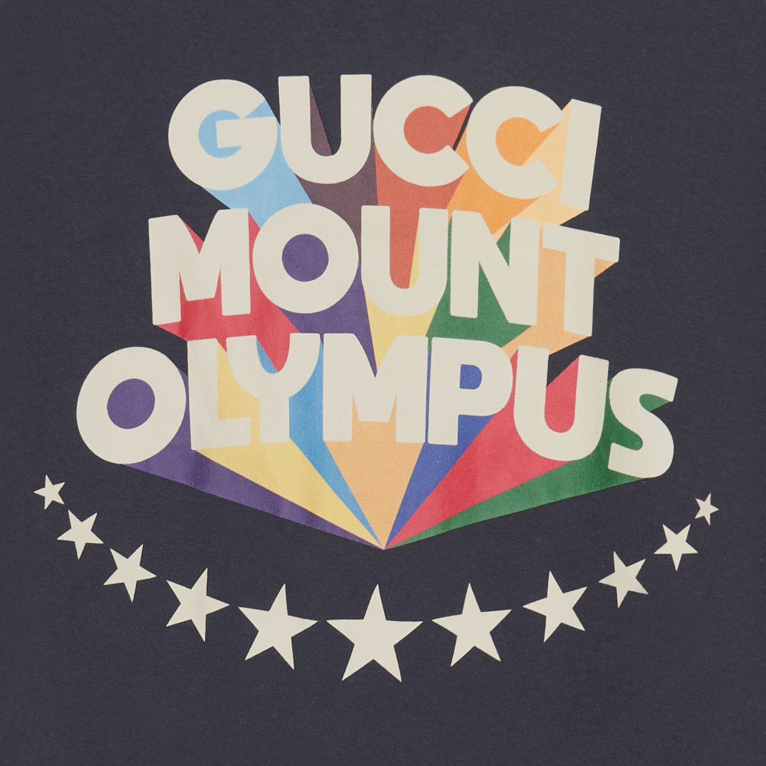 Футболка GUCCI Mount Olympus T-Shirt Black - изображение 5