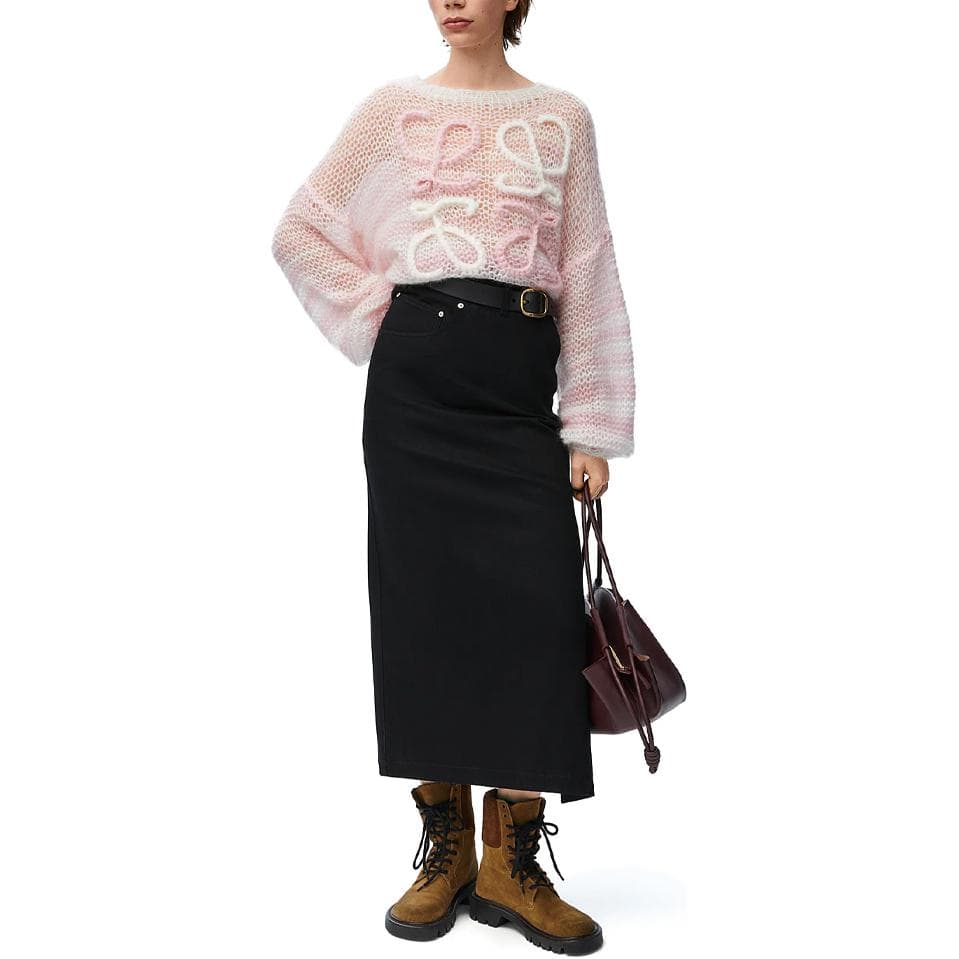 Кофта LOEWE x On FW24 Logo Jacquard Sweater Pink - изображение 4