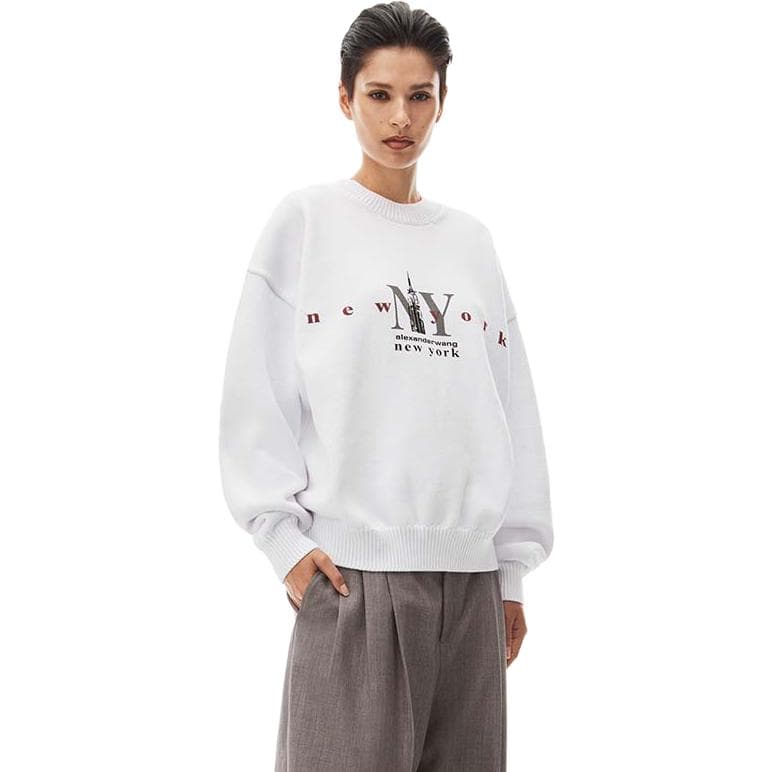 Кофта Alexander Wang Трикотаж Женский Белый - изображение 2