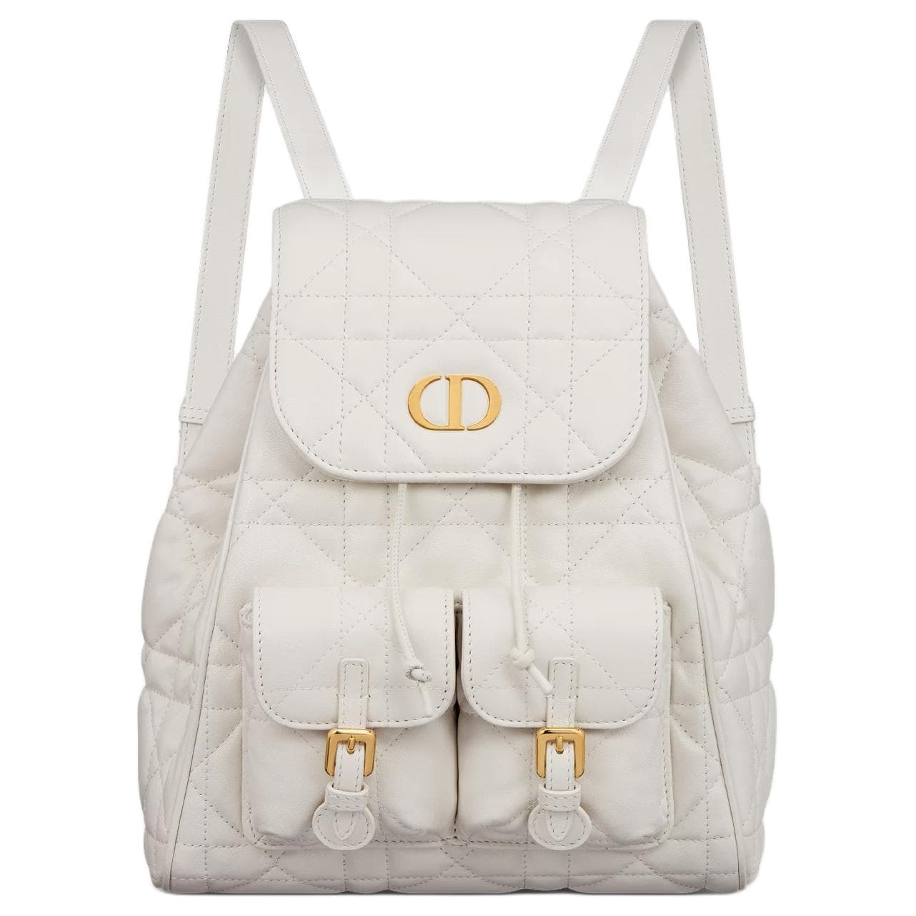 Рюкзак Dior Caro Backpack White - изображение 1