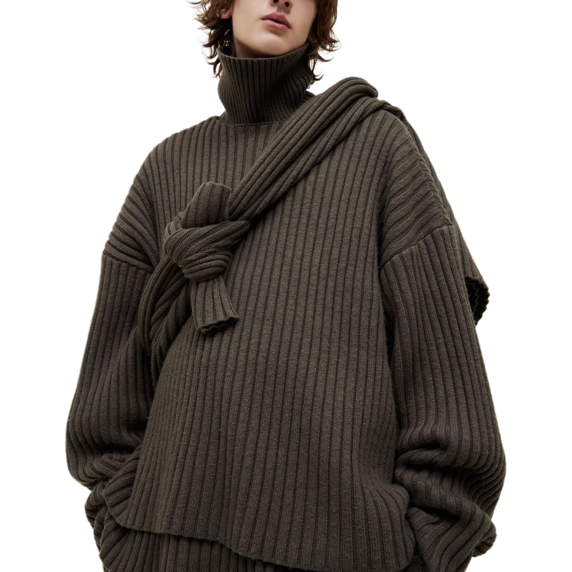 Кардиган Fear of God Essentials SS24 Raw Neck Sweater INK - изображение 3