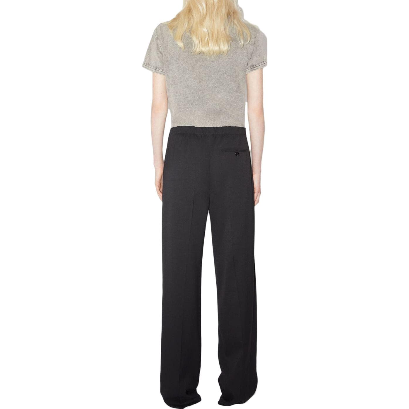 Штаны ACNE STUDIOS Черные Женские Повседневные Брюки - изображение 3