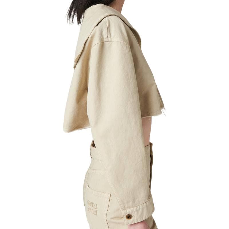 Куртка MIU MIU Gabardine Blouson Jacket - изображение 4