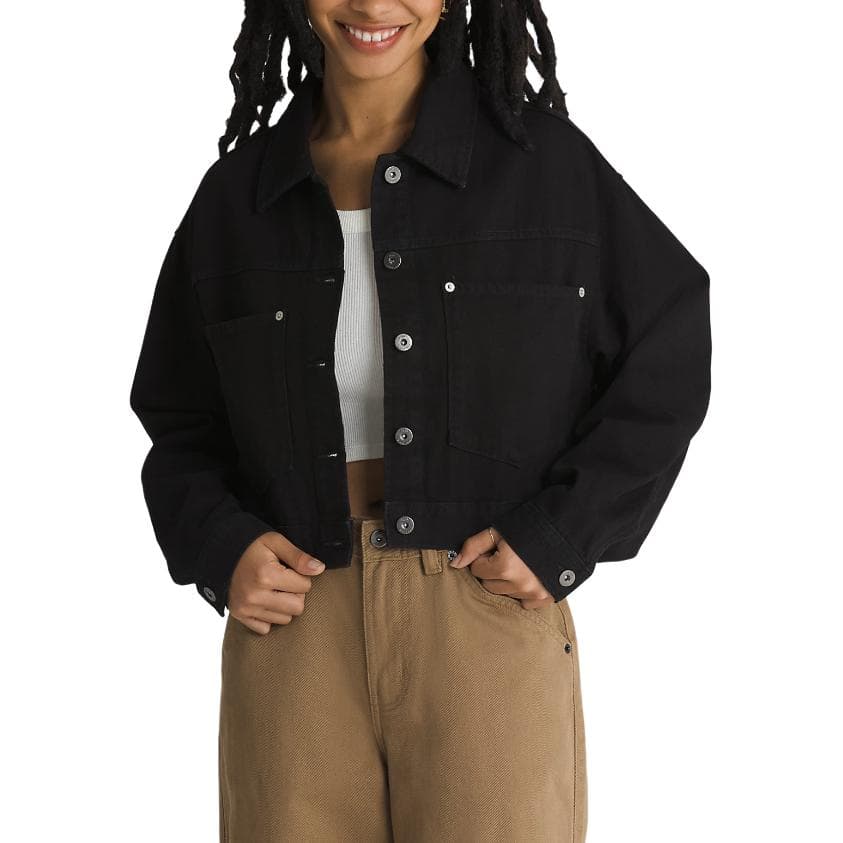 Куртка Vans Raynes Crop Trucker Jacket - изображение 4