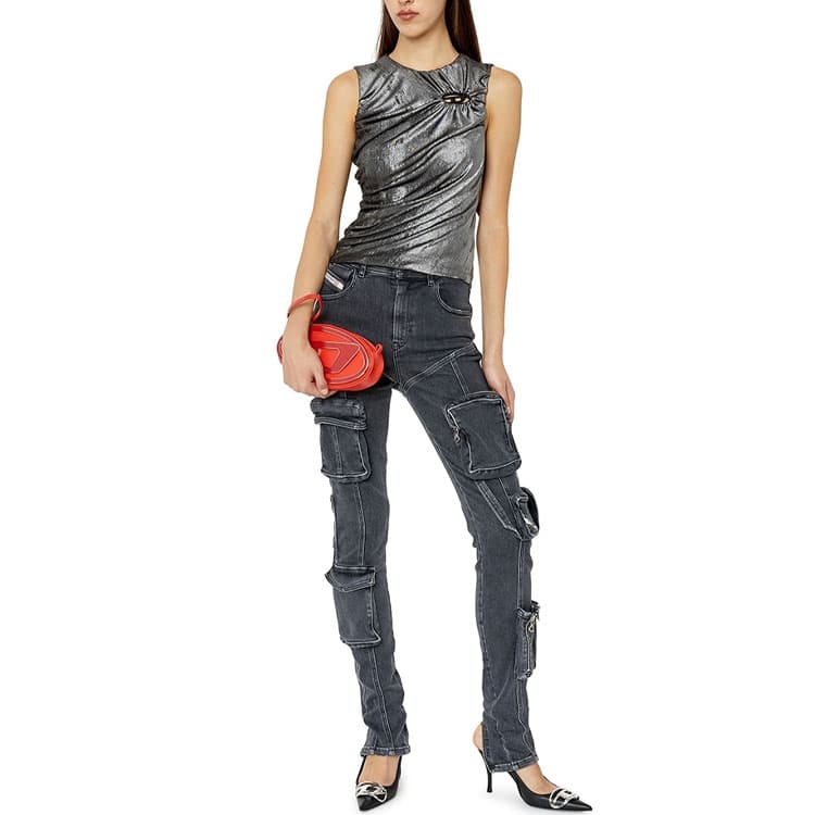 Майка DIESEL SS23 OVAL-DLogo - изображение 4