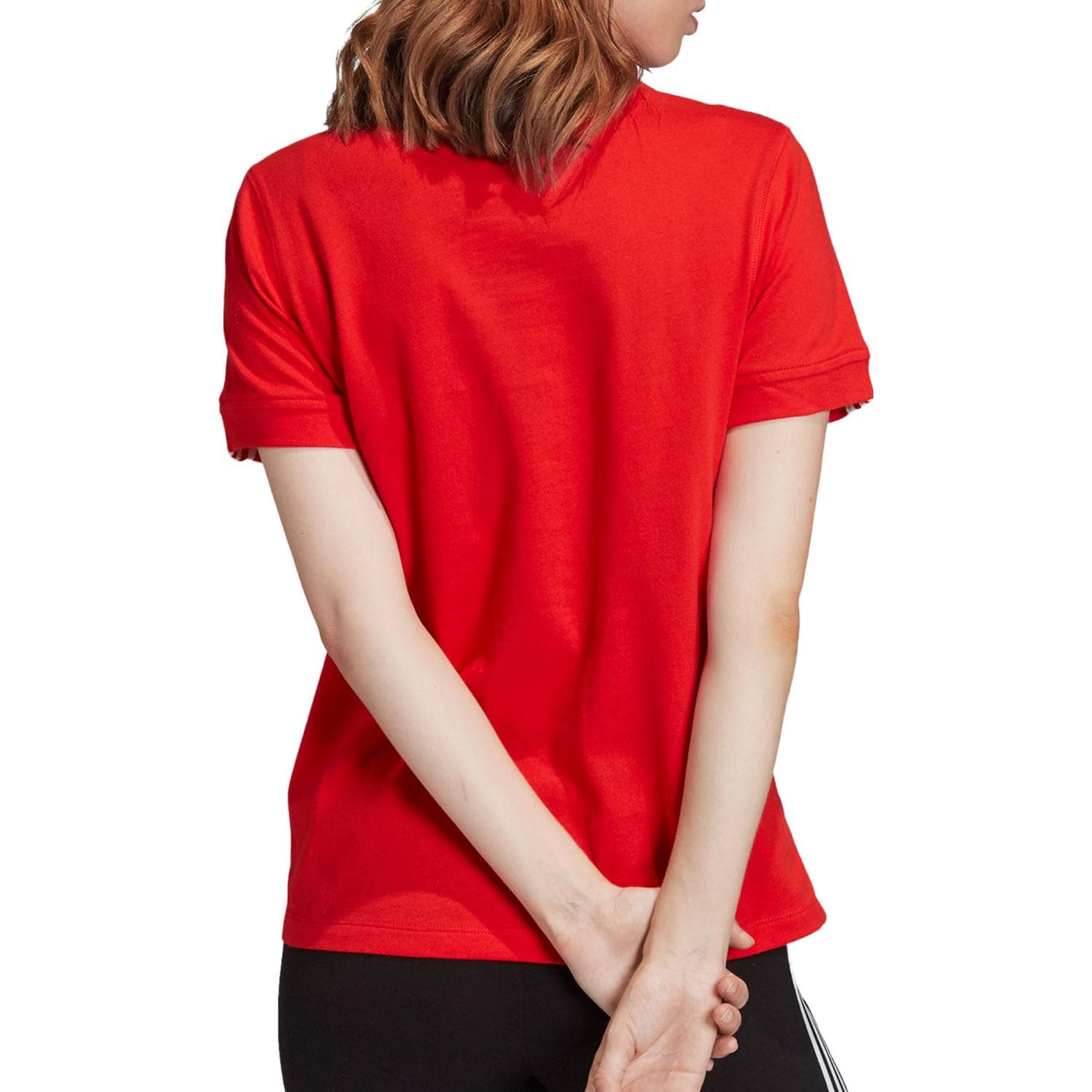 Футболка Adidas Red Женские T-рубашки - изображение 3