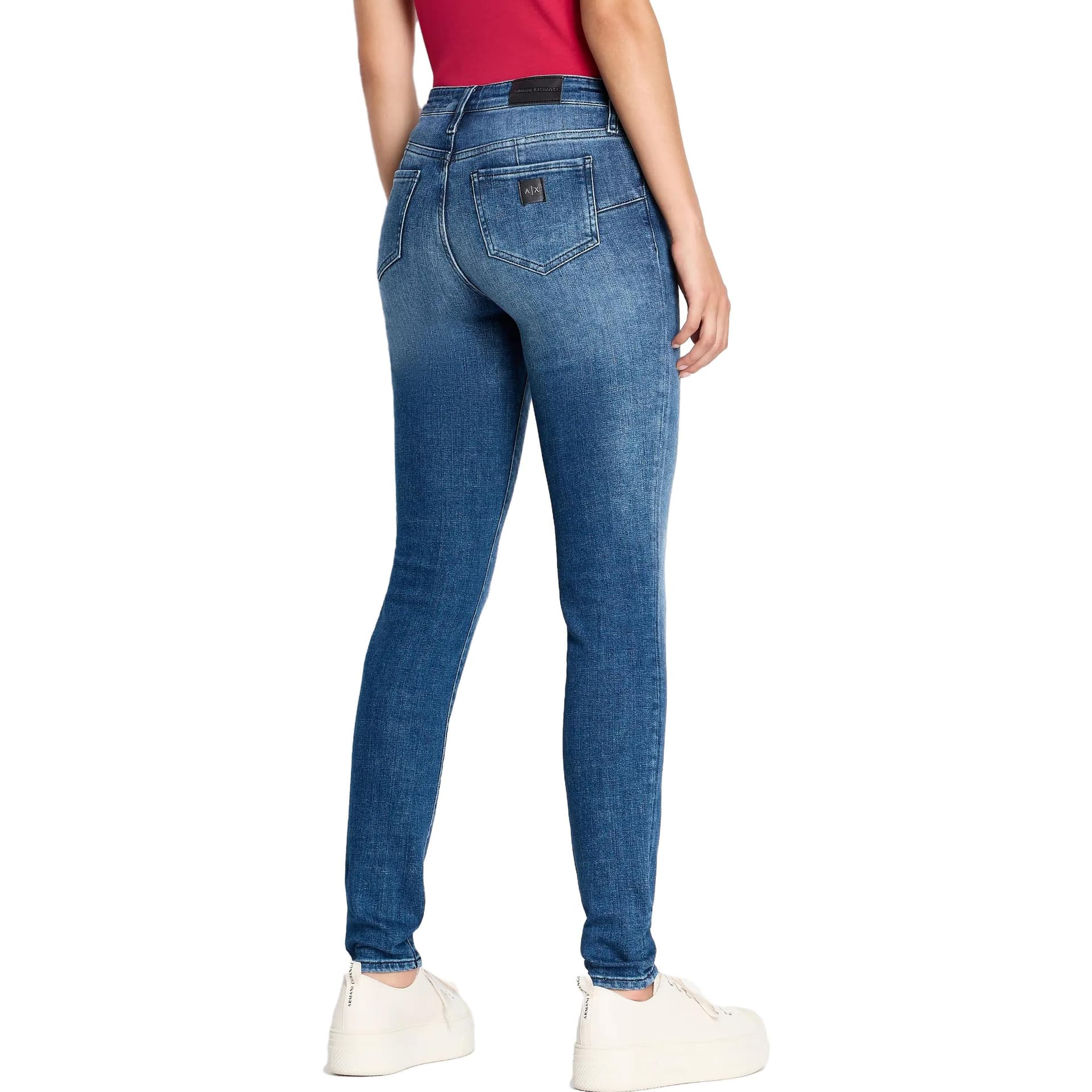 Джинсы ARMANI EXCHANGE Джинсы Женские Джинсы Blue Denim - изображение 3