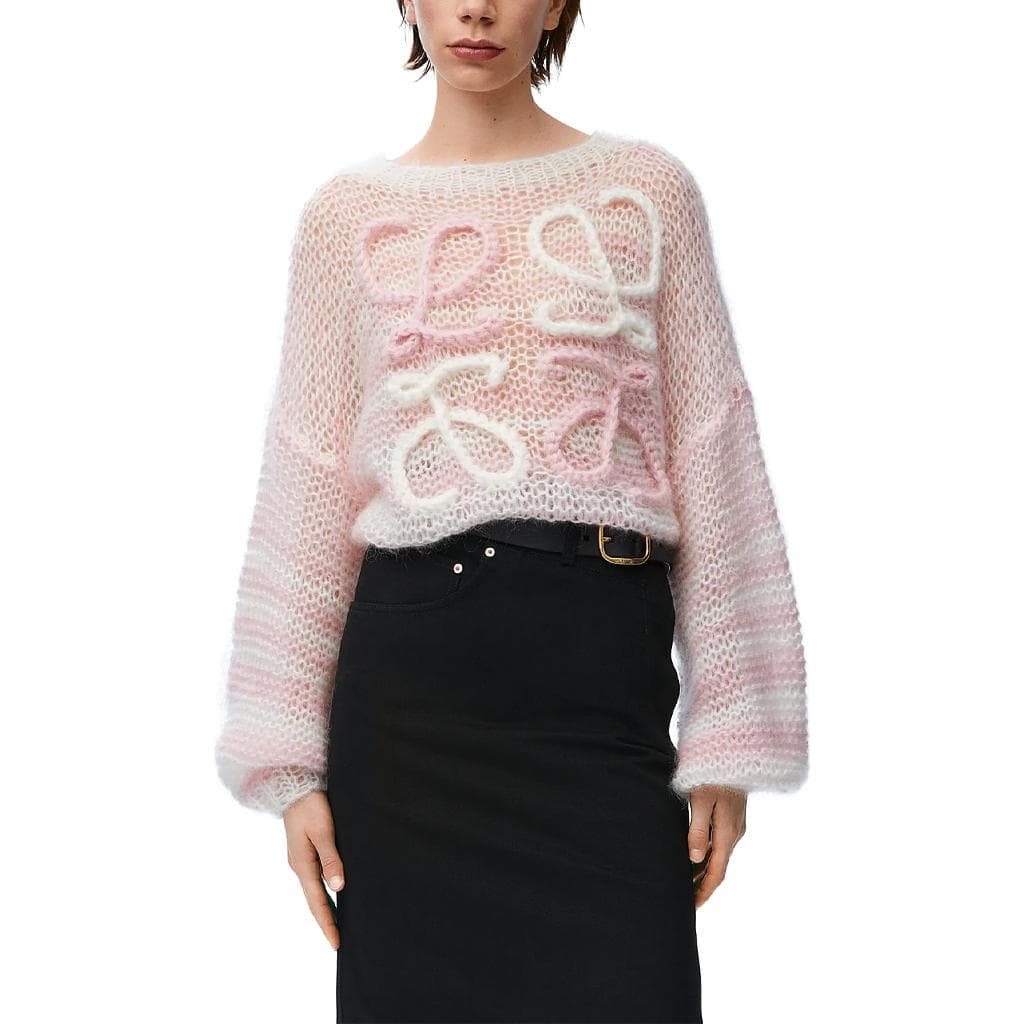 Кофта LOEWE x On FW24 Logo Jacquard Sweater Pink - изображение 3