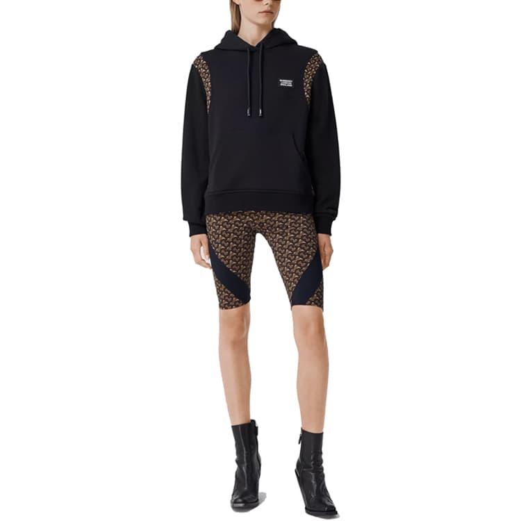 Худи Burberry Logo Print Hoodie Black - изображение 3
