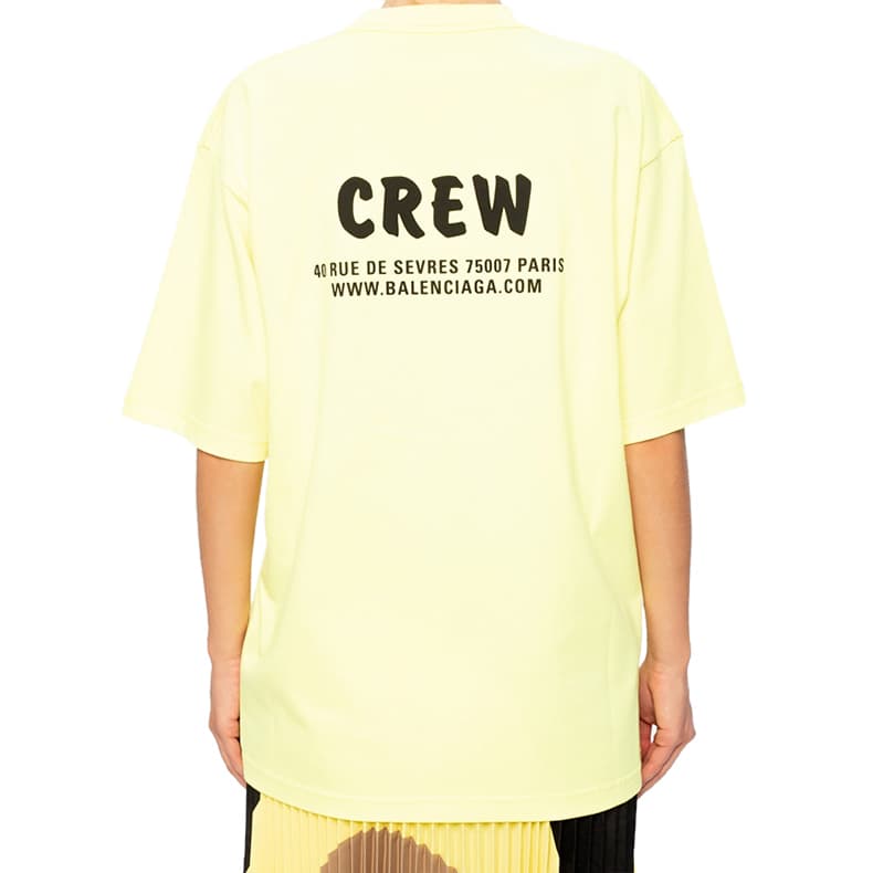 Футболка Balenciaga Crew logoT - изображение 3