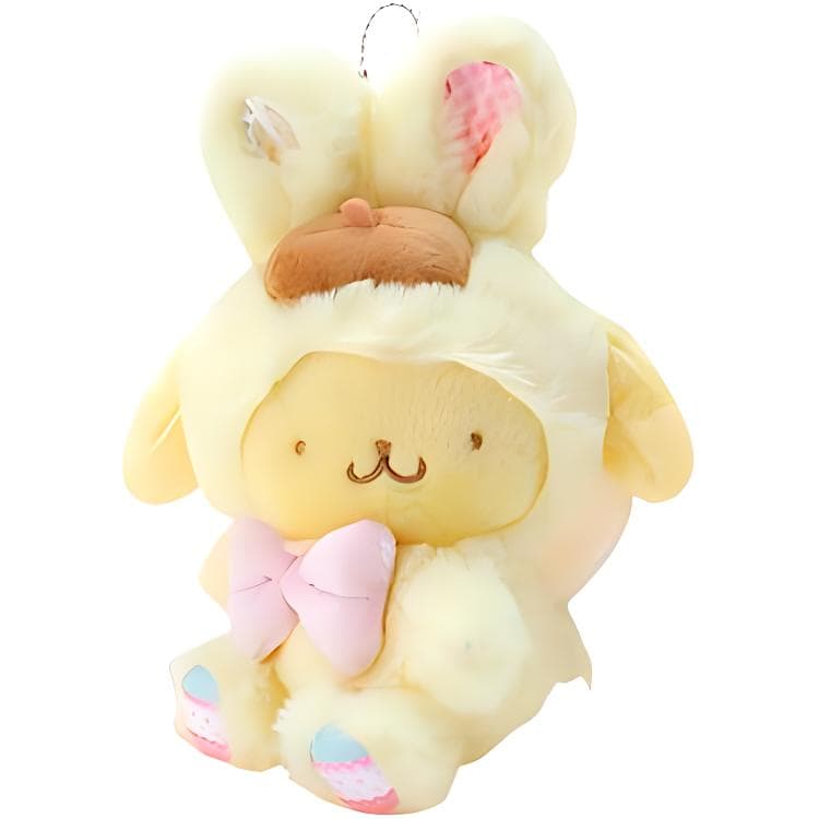Санрио Easter Rabbit Помпомурин Куклы Плюшевый Украшение 17 см Длина корпуса - изображение 4