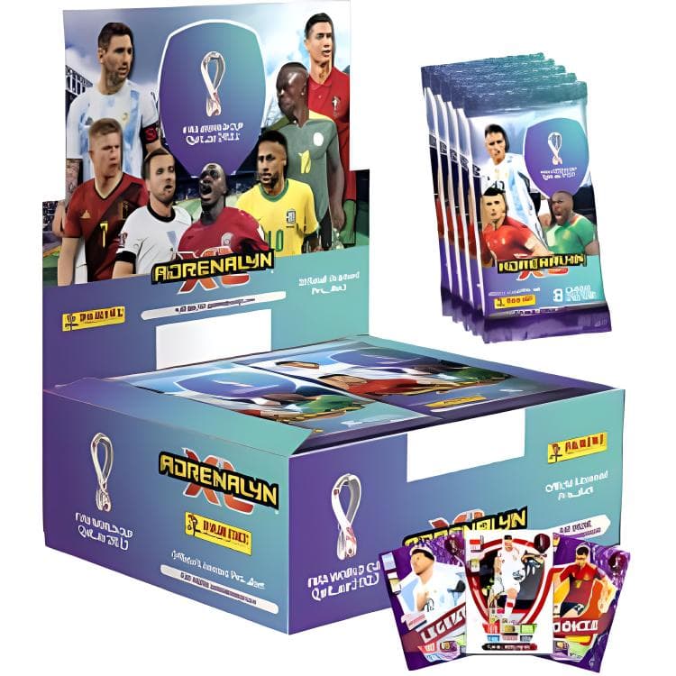 Коллекционные карточки PANINI Звезда Карта 2022 Qatar World Cup Месси CRISTIANO RONALDO 7 Премьер-лига Карта Аксессуар Спортивные Карты Целая Коробка - изображение 2