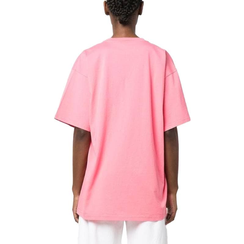 Футболка MOSCHINO Розовые Женские T-рубашки - изображение 3