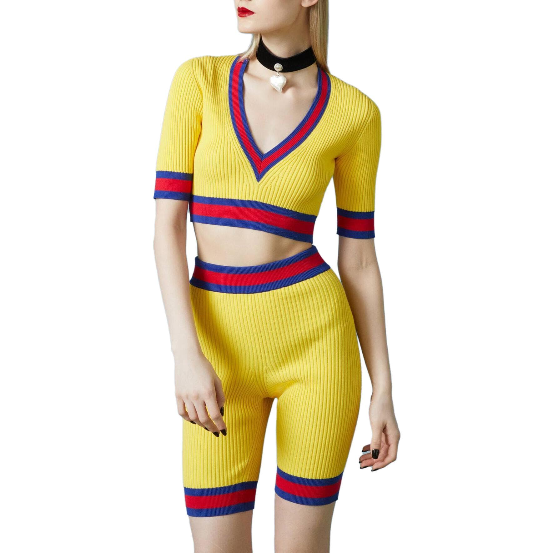 Кардиган GUCCI SS23 Свитер Женский Желтый - изображение 2