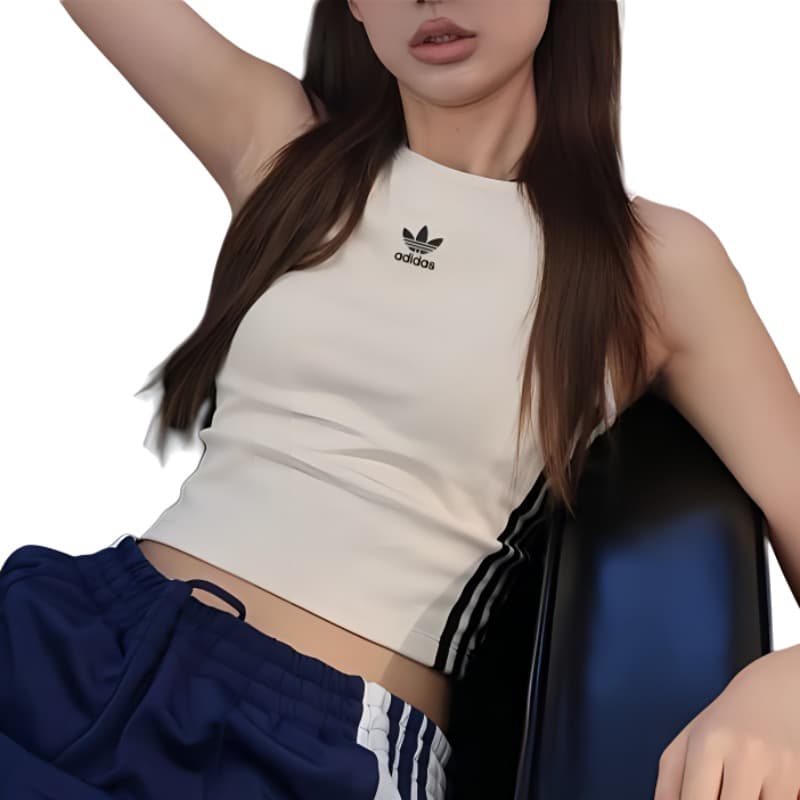 Майка adidas originals 3-Stripes Padded Tank Top - изображение 7