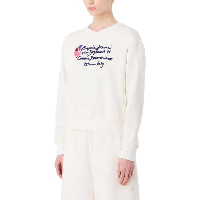 Кардиган EMPORIO ARMANI FW23 Свитер Женский Белый - изображение 2
