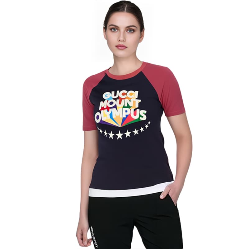 Футболка GUCCI Mount Olympus T-Shirt Black - изображение 11