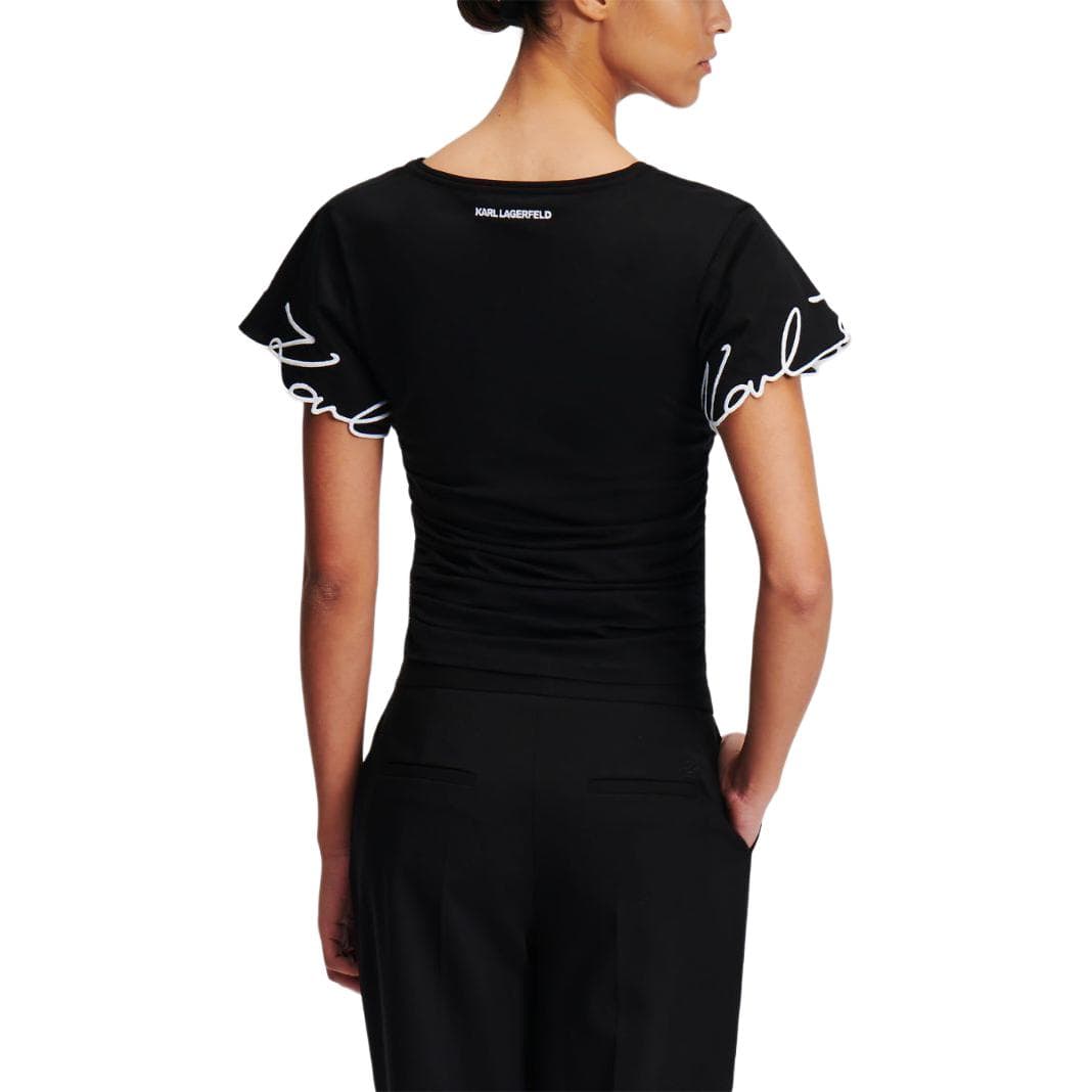 Футболка KARL LAGERFELD SS24 LogoVT - изображение 4