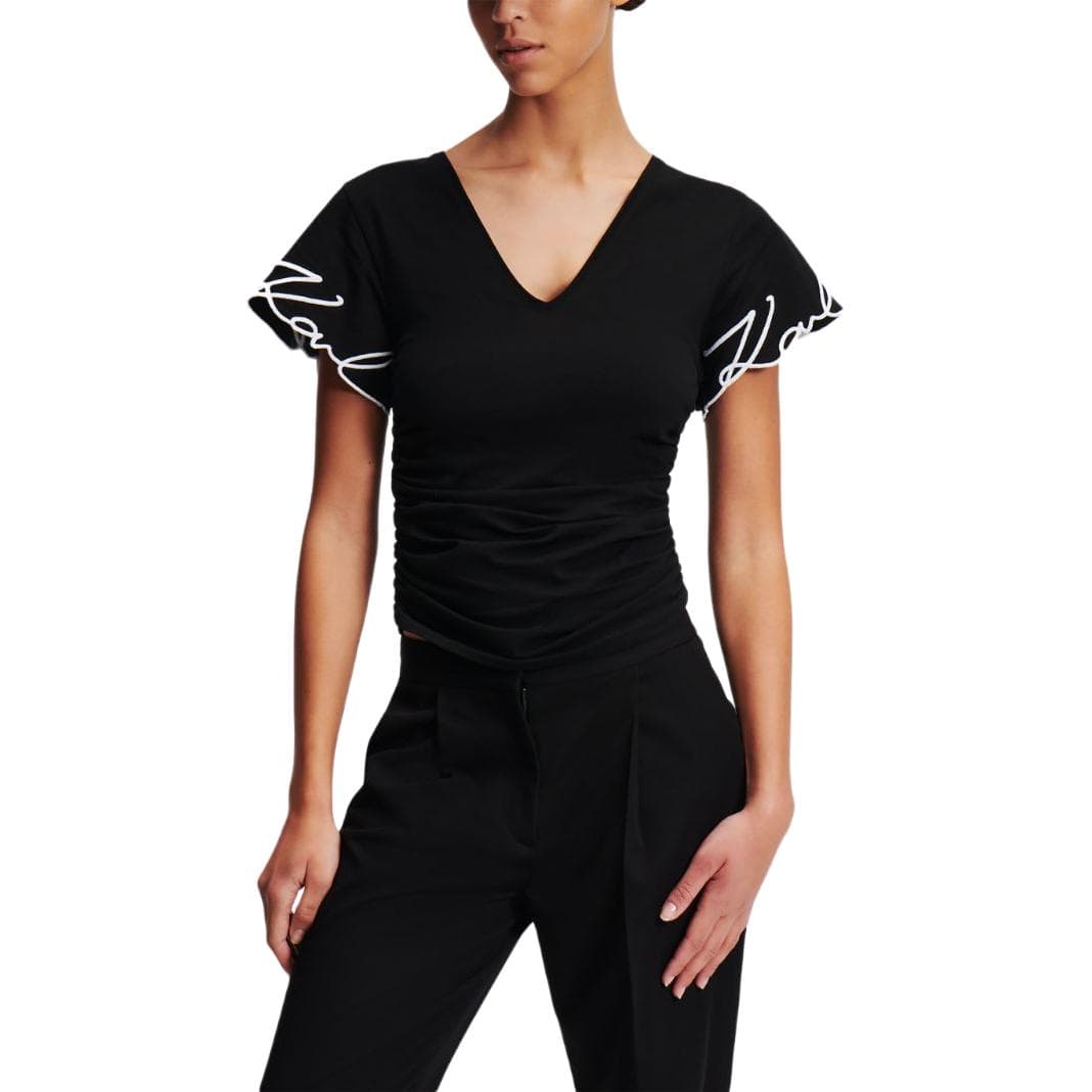 Футболка KARL LAGERFELD SS24 LogoVT - изображение 3