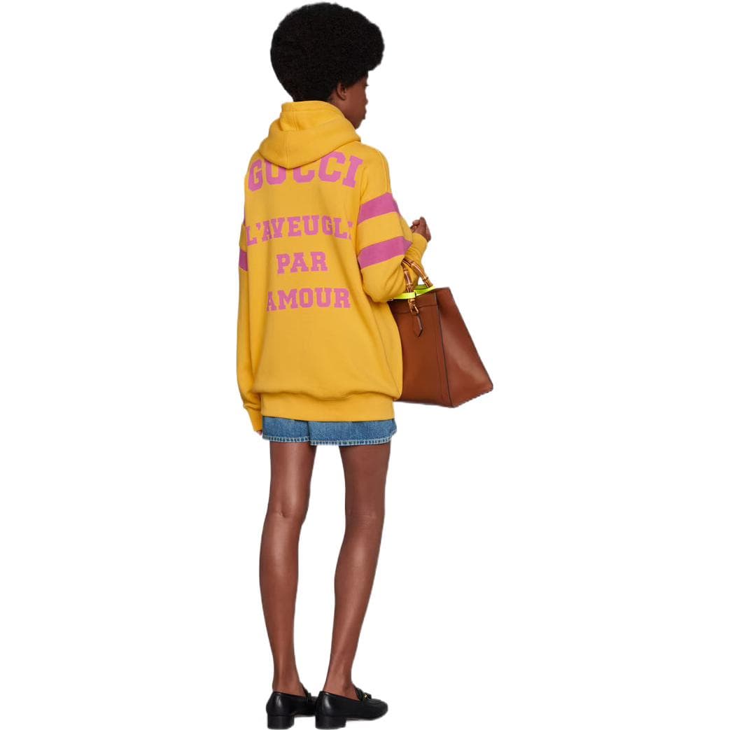 Худи Gucci 1921 Series Hoodie Yellow - изображение 4