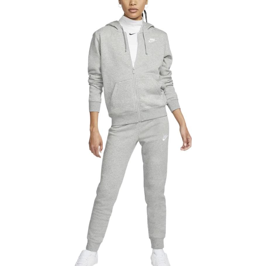 Худи Nike Sportswear Club Толстовка Женское Серое - изображение 4