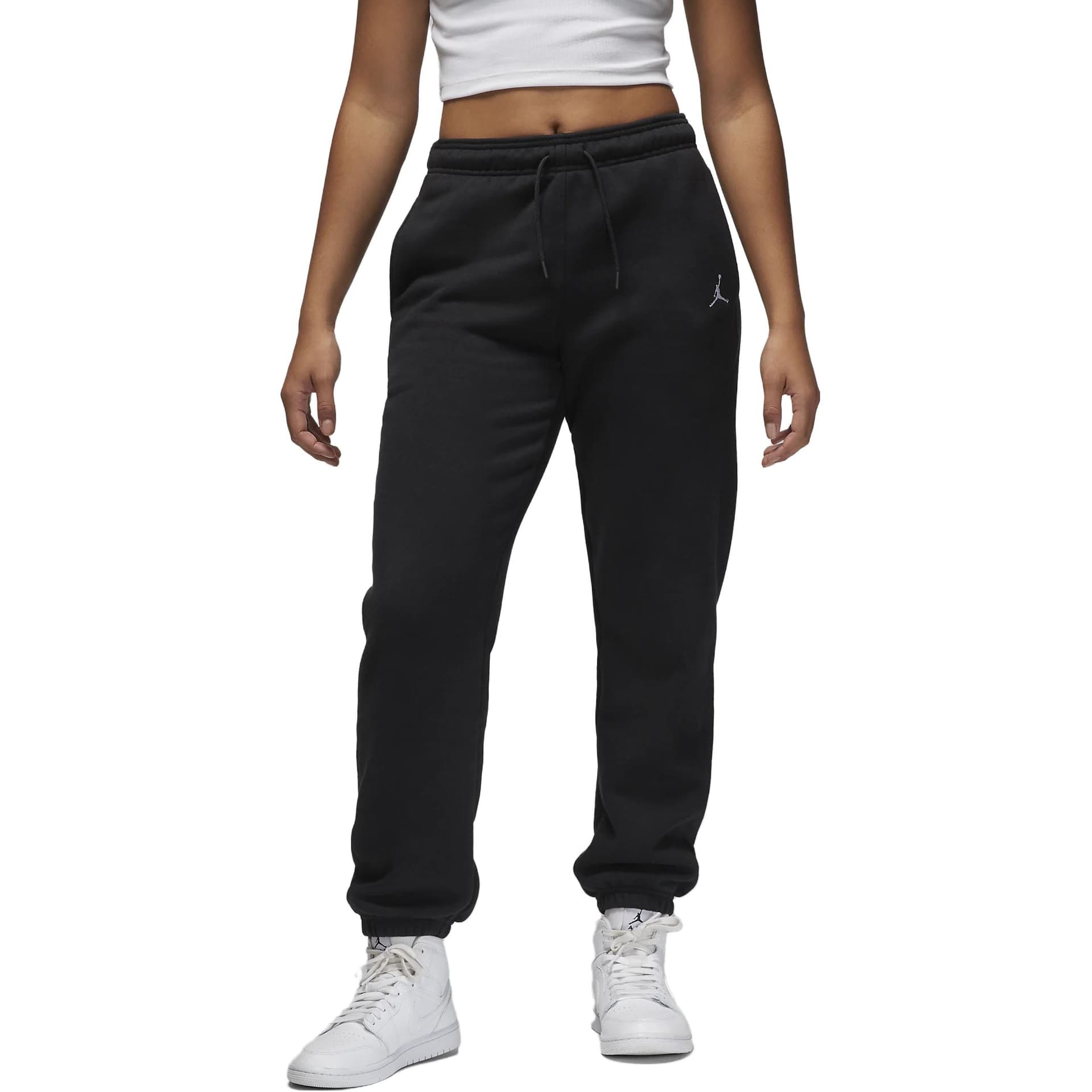 Штаны Jordan Black Women's Knitted Training Pants Джордан Черные Женские Вязаные Спортивные Штаны - изображение 4