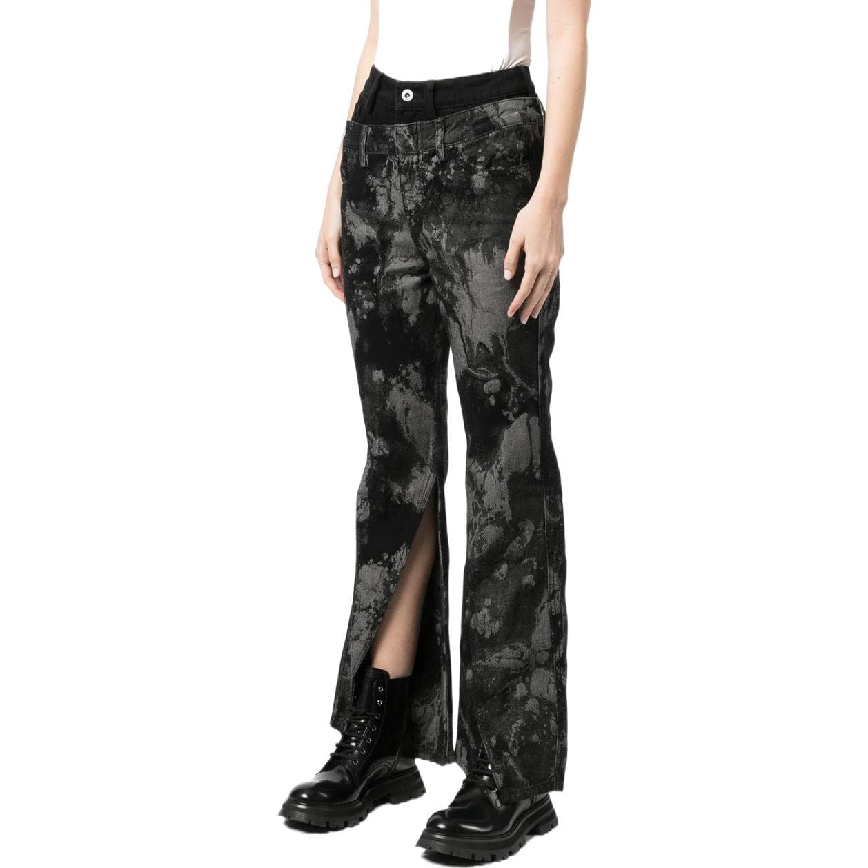 Джинсы FENG CHEN WANG FW22 Logo - изображение 4