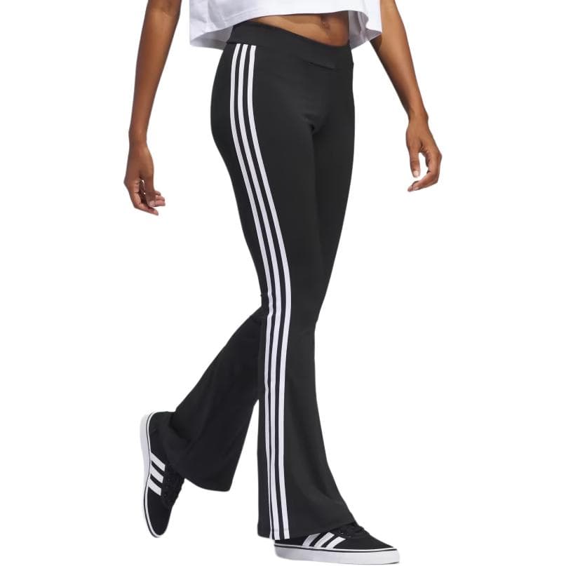 Штаны Adidas Originals Adicolor Вязаные Спортивные Штаны Женские Черные - изображение 4